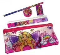 Zestawy szkolne - Zestaw szkolny w saszetce Barbie Majewski MJ07360 - miniaturka - grafika 1