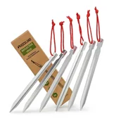 Akcesoria turystyczne - Śledzie namiotowe Rockland Reflective 6 szt. - miniaturka - grafika 1