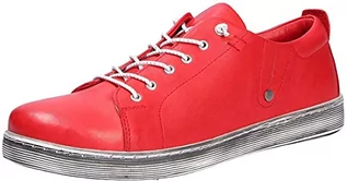 Sneakersy damskie - Andrea Conti Damskie sneakersy, czerwony, 36 EU - grafika 1