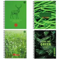 Zeszyty szkolne - Zeszyt A4/80K kratka Think Green (5szt) - Ziemia Obiecana - miniaturka - grafika 1