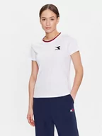 Koszulki i topy damskie - Diadora T-Shirt Tweener 102.179325 Biały Regular Fit - miniaturka - grafika 1