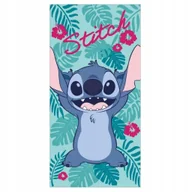 Okrycia kąpielowe dla dzieci - Ręcznik kąpielowy plażowy na basen szybkoschnący Stitch Stich 70x140 - miniaturka - grafika 1