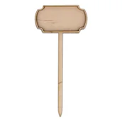 Dekoratorstwo - EKO-DECO, tabliczka, ozdobna na patyku z ramką - miniaturka - grafika 1