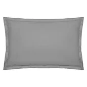 Pościel - Poszewka na poduszkę z bawełny, 50 x 70 cm, szara - miniaturka - grafika 1