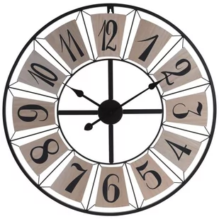 Segnale Zegar ścienny metalowy duży RETRO LOFT 70 cm 130808 - Zegary - miniaturka - grafika 1