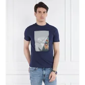 Koszulki męskie - Armani Exchange T-shirt | Regular Fit - miniaturka - grafika 1