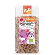 Gumy do żucia, lizaki, dropsy - BIOMINKI ŻELKI OWOCOWE BEZ DODATKU CUKRÓW JABŁKO - TRUSKAWKA BEZGLUTENOWE BIO 400 g - - miniaturka - grafika 1