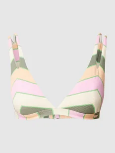 Top bikini z graficznym wzorem model ‘VISTA’ - Stroje kąpielowe - miniaturka - grafika 1