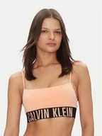 Koszulki sportowe damskie - Calvin Klein Underwear Biustonosz top 000QF7631E Różowy - miniaturka - grafika 1
