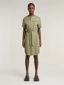 Sukienki - G-Star Sukienka w kolorze khaki - miniaturka - grafika 1