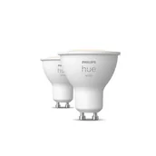 Żarówki LED - Inteligentna żarówka LED PHILIPS HUE White GU10 (2szt.) - miniaturka - grafika 1
