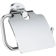 Stojaki i wieszaki na papier toaletowy - Grohe Essentials Uchwyt na papier toaletowy z klapką 40367001 - miniaturka - grafika 1