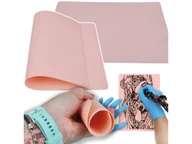 Zabawki kreatywne - Sztuczna Skóra Do Nauki Tatuażu Dwustronna Skórka Beżowy Ciemny - miniaturka - grafika 1