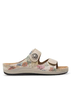 Inblu Klapki PF010100 Złoty - Klapki i japonki damskie - miniaturka - grafika 1