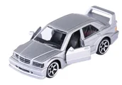 Samochody i pojazdy dla dzieci - MAJORETTE VINTAGE MERCEDES-BENZ 190 E 2.5-16 EVO II SREBRNY 260A-1 1:59 - miniaturka - grafika 1
