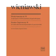 Podręczniki dla szkół zawodowych - Wieniawski Etiudy-kaprys Op.18 na skrzypce z towarzyszeniem drugich skrzypiec. - miniaturka - grafika 1