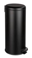 Kosze na śmieci - Czarny kosz na śmieci Wenko Leman Easy Close, 30 l - miniaturka - grafika 1