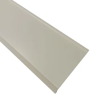 Parapet zewnętrzny stalowy biały 25x200 cm - Blaty meblowe i parapety okienne - miniaturka - grafika 1