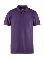 Koszulki męskie - Craft Core Unify koszulka polo męska S True Purple funkcjonalny poliester z recyklingu bardzo dobre odprowadzanie wilgoci koszulka polo z krótkim rękawem koszulka męska z krótkim rękawem - miniaturka - grafika 1
