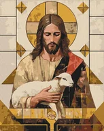 Malowanie po numerach - Ideyka Malowanie po numerach - Geometria Łask 40x50cm - miniaturka - grafika 1