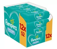 Chusteczki nawilżane - PAMPERS Chusteczki Fresh Clean 12x52szt 8001841078441 - miniaturka - grafika 1