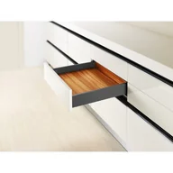 Meble modułowe i akcesoria - SYSTEM BOX Magic Star Plus SZUFLADA NISKA ANTRACYT Push Open AMIX - SB41/HD-400 H-88 L-400MM - miniaturka - grafika 1