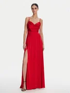 Sukienki - ARTIGLI Sukienka wieczorowa ACAB002177 064 Czerwony Regular Fit - miniaturka - grafika 1