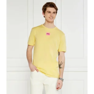 HUGO T-shirt Diragolino | Regular Fit - Koszulki męskie - miniaturka - grafika 1