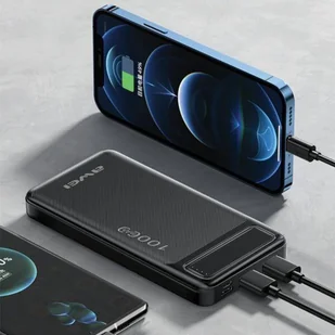 AWEI PowerBank P5K 10000mAh 2.1A czarny/black 2xUSB - Powerbanki - miniaturka - grafika 9