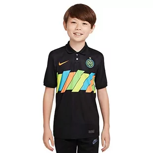 Nike Męski T-shirt, czarny/pomarańczowy, S DB6244 - Koszulki męskie - miniaturka - grafika 1