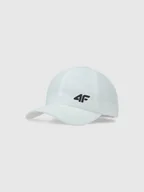 Czapki dla dzieci - 4F Czapka z daszkiem strapback dziecięca - biała Uniwersalny - miniaturka - grafika 1
