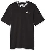 Koszulki męskie - Nike FB7309-010 M NK Club LBR SS Topy Długa koszulka Męska Czarny/Biały Rozmiar M - miniaturka - grafika 1