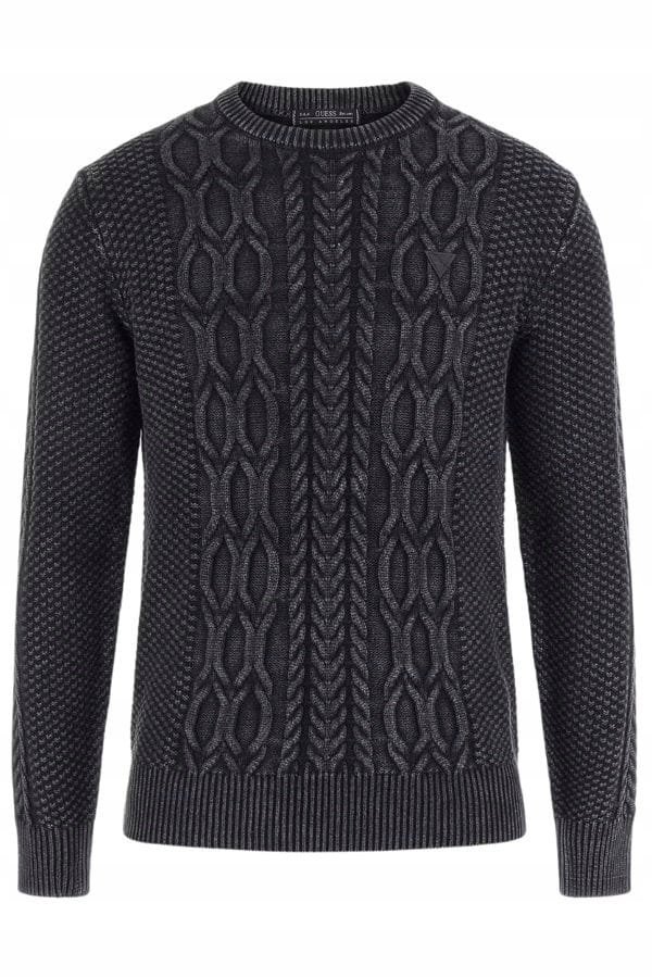Sweter męski Guess M3BR21 Z2BB0 czarny - L