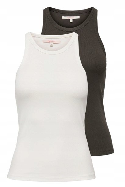 Only 2Pak Bluzka Damska Na Ramiączkach Z Bawełny Organicznej L Jxb