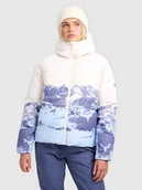 Kurtki damskie - 4F Kurtka narciarska membrana 5000 damska - multikolor XXL - miniaturka - grafika 1