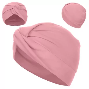 TURBAN DAMSKI BAWEŁNIANY GOTOWA CZAPKA NA GŁOWĘ BAWEŁNA TURBANY KOLORY - CZAP-TUR-11 - Czapki damskie - miniaturka - grafika 1