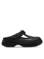 Klapki i japonki męskie - Crocs Klapki Classic Mary Jane Clog 210581 Czarny - miniaturka - grafika 1