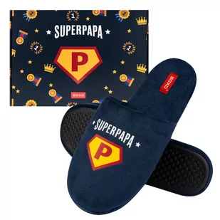 Kapcie męskie SOXO Super Papa - Kapcie męskie - miniaturka - grafika 1