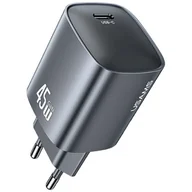 Ładowarki do telefonów - Ładowarka sieciowa USAMS T66 45W GaN Fast Charger tarnish - miniaturka - grafika 1