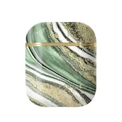 Akcesoria do słuchawek - Etui Na Słuchawki Airpods 1 I 2 Elegancki Szykowny Design Cosmic Green Swirl Ideal Of Sweden - miniaturka - grafika 1