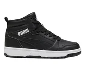 Sneakersy damskie - BUTY MŁODZIEŻOWE ZIMOWE PUMA REBOUND V6 WTR MID SNEAKERSY OCIEPLANE CZARNE 39468501 35,5 - miniaturka - grafika 1