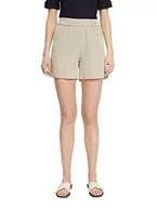 Spodenki damskie - ESPRIT Collection Szorty materiałowe z efektem Crinkle, Light Taupe, 38 - miniaturka - grafika 1