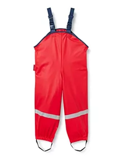 Spodnie i spodenki dla chłopców - Playshoes Unisex dzieciÄ™ce spodnie przeciwdeszczowe, wiatro- i wodoodporne spodnie marynarskie, czerwony, 140 - grafika 1