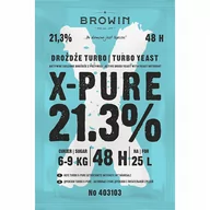 Akcesoria do grilla - BIOWIN Drożdże gorzelnicze Turbo X-Pure 21,3% Akc000226 - miniaturka - grafika 1