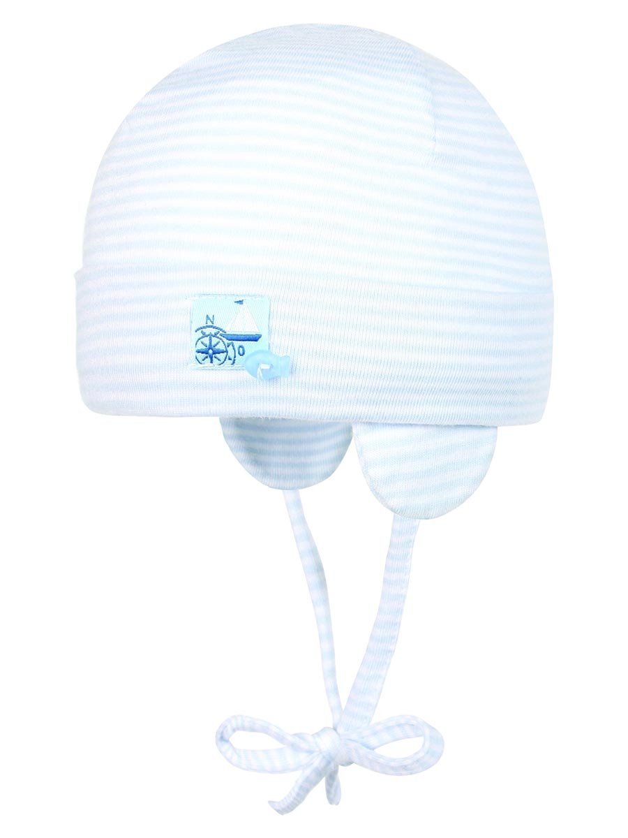 Czapka wiązana jasnoniebieska Döll r.35