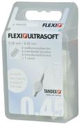 Szczoteczki międzyzębowe - Tandex A/S czyściki międzyzębowe FLEXI 0,40 x 2,50mm UltraFine White (białe) <b>ULTRA SOFT</b> 6szt. w opak. - miniaturka - grafika 1