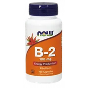 Witaminy i minerały - Now Foods NOW B-2 100mg 100caps - miniaturka - grafika 1