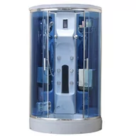 Kabiny z hydromasażem - Kabina prysznicowa z hydromasażem zabudowana 100x100 MO-0210 ✖️AUTORYZOWANY DYSTRYBUTOR✖️ - miniaturka - grafika 1