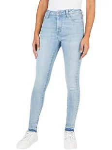 Pepe Jeans Dżinsy - Slim fit - w kolorze błękitnym - Spodenki damskie - miniaturka - grafika 1