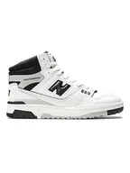 Trampki męskie - New Balance Skórzane sneakersy "650" w kolorze biało-czarnym - miniaturka - grafika 1